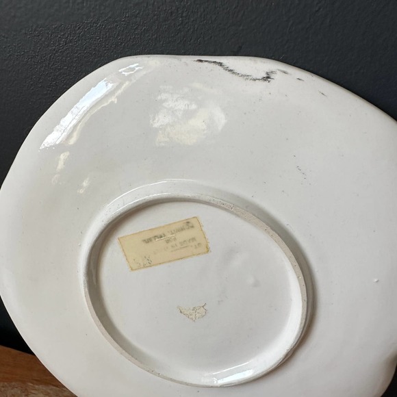 Vintage Cat Glazed Ceramic Dish Plate for Bonwit Teller Made in Italy - Picture 7 of 11